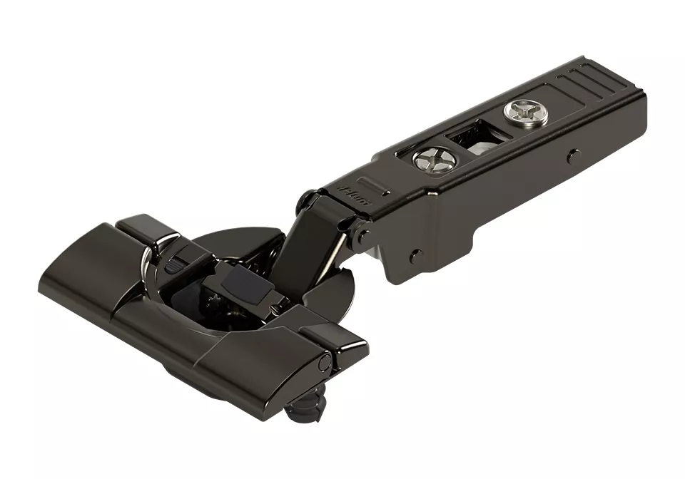 BLUM 71B9590 naložený, silné dveře, tlumený, Inserta 95° Onyx Blum
