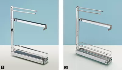 HETTICH 9207582 čelní výsuv s věšákem Arena Classic 90°, stříbrný
