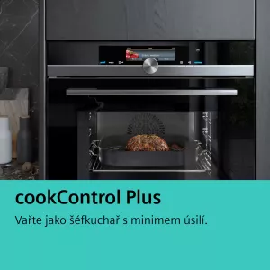 Vestavná kombinovaná parní trouba Siemens HS658GXS1 60 x 60 cm Nerez