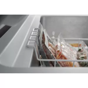 Volně stojící truhlicová mraznička Whirlpool: bílá barva – WHM4612