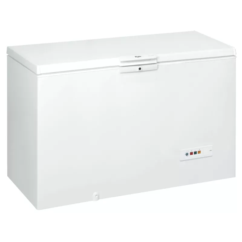 Volně stojící truhlicová mraznička Whirlpool: bílá barva – WHM4612
