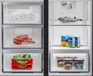 Americká lednice Beko GN1426240ZDXBRN Inoxlook