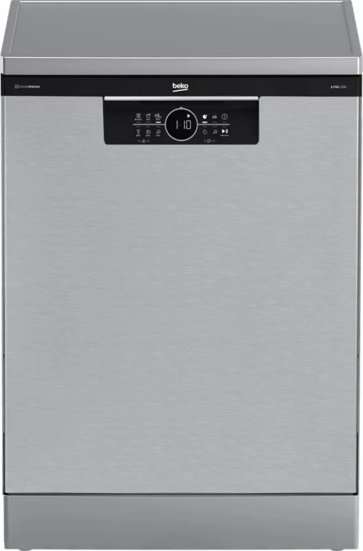 Volně stojící myčka Beko BDFN 26646 XC Stříbrná-šířka 60 cm