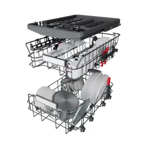 Volně stojící myčka Whirlpool WSFO 3O23 PF-šířka 45cm