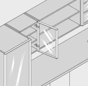 BLUM 70T5550.TL závěs naložený 120°, Tip-on, vrut Blum