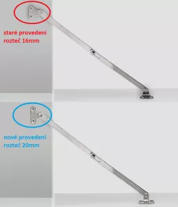 HETTICH 13233 Sklopné kování KH 200 mm Hettich