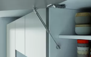 IF plynová vzpěra K12, pro horní výklop, automatická, 244mm/50N-120N // Italiana Ferramenta