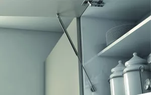 IF plynová vzpěra K12, pro horní výklop, automatická, 355mm/60N-110 N // Italiana Ferramenta IF plynová vzpěra K12, pro horní výklop, automatická, 355mm/60N-110 N // Italiana Ferramenta