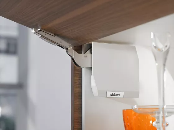 K-BLUM 20K2E00T Aventos HK-S výklop silný, Tip-on, bílá,šedá,tmavě šedá // Blum