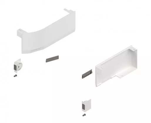BLUM 23K8000 Aventos HK Top krytky pro S-D, bílá,světle šedá,tmavě šedá // Blum
