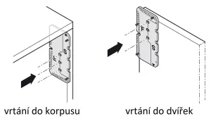 KES FREEspace mini vrtací/montážní šablona
