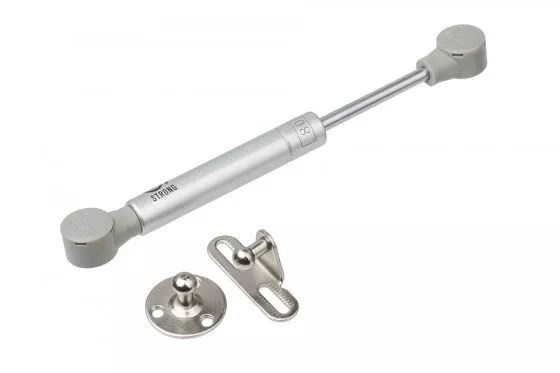 StrongLifts plynová vzpěra, pro horní výklop, automatická, 180mm/80N, šedá Strong
