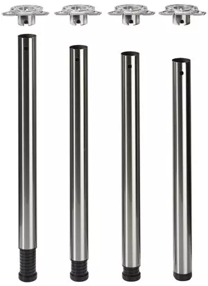 HETTICH 70149 Femi stolová noha 710/60 mm matná černá Hettich