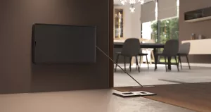 IF výklop KIARO EASY, spodní, silný, tlumený, antracit Italiana Ferramenta
