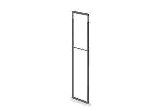 Rám potravinové skříně "A" 1835-2185 x 475 mm titanium