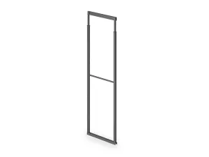 INOXA Rám potravinové skříně "M" 1490-1840 x 475 mm titanium
