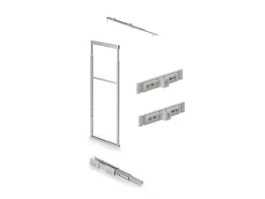 Rám pro potr. skříň "B" 852 1145-1495 x 475 mm pro skříň 200 mm s plnovýsuvem světle šedá Inoxa