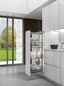 Rám pro potr. skříň "B" 859 ELLITE 1145-1495 x 480 mm pro skříň 150 mm s plnovýsuvem titanium 