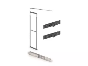 Rám pro potr. skříň "M" 859 ELLITE 1490-1840 x 480 mm pro skříň 150 mm s plnovýsuvem titanium Inoxa Rám pro potr. skříň "M" 859 ELLITE 1490-1840 x 480 mm pro skříň 150 mm s plnovýsuvem titanium Inoxa