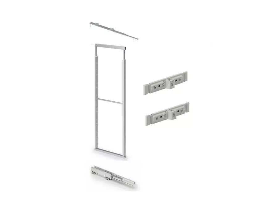 Rám pro potr. skříň "M" 859 ELLITE 1490-1840 x 480 mm pro skříň 300 mm s plnovýsuvem Inoxa