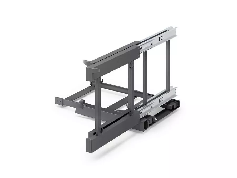 Rám pro rohový mechanismus COMPACT2 ELLITE včetně tlumení titanium Inoxa