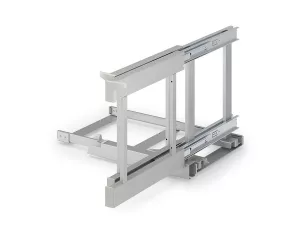 Rám pro rohový mechanismus COMPACT2 ELLITE včetně tlumení světle šedá