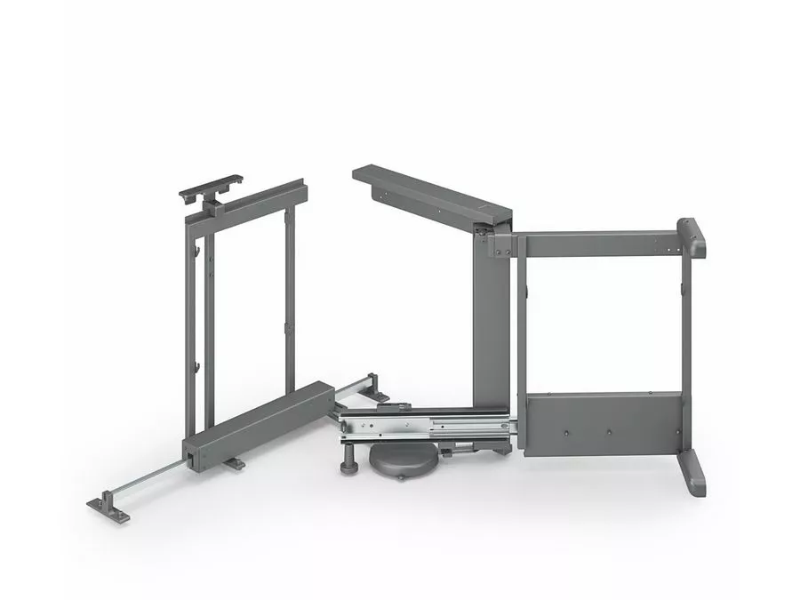 Rám pro rohový mechanismus DYNAMIC CORNER ELLITE včetně tlumení L titanium Inoxa