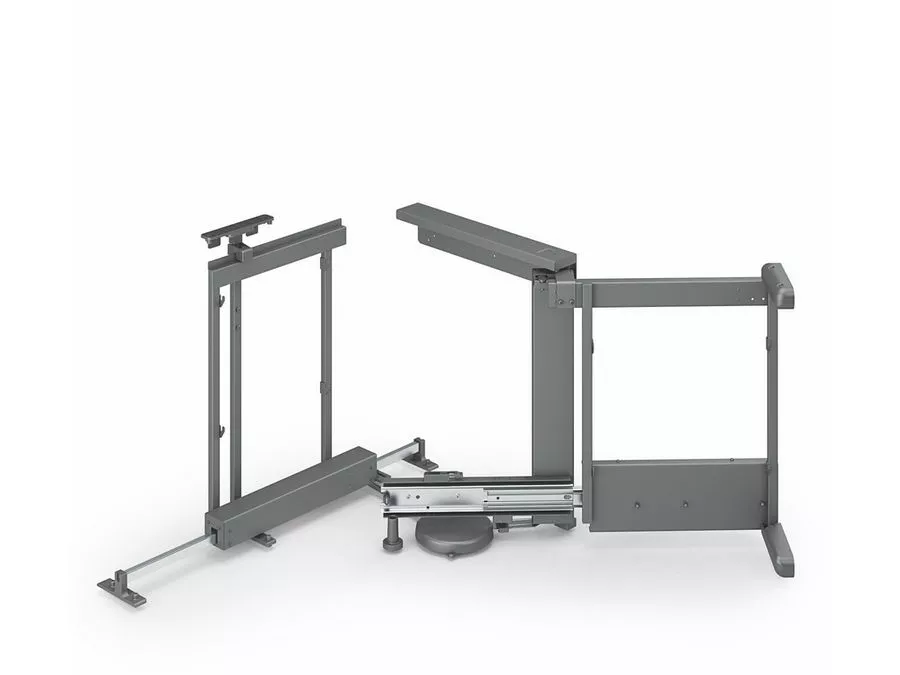 Rám pro rohový mechanismus DYNAMIC CORNER ELLITE včetně tlumení P titanium Inoxa