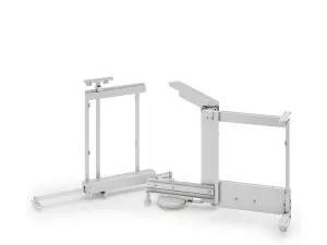 Rám pro rohový mechanismus DYNAMIC CORNER ELLITE včetně tlumení L světle šedá