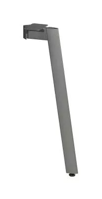 MILADESIGN stolová noha Mobilar M5401T–N stříbrná Mila Desing