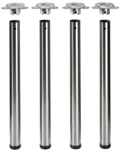 HETTICH Efua stolové nohy 710/50,60,80 mm matná černá // | 710/50 mm-Číslo položky 70133, 710/60 mm-Číslo položky 70136, 710/80 mm-Číslo položky 70145