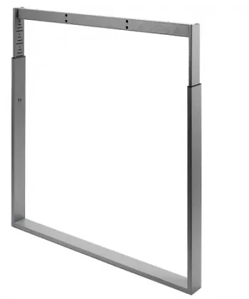 HETTICH 9133025 stolová podnož se 2 hranatými nohami 680-820 mm