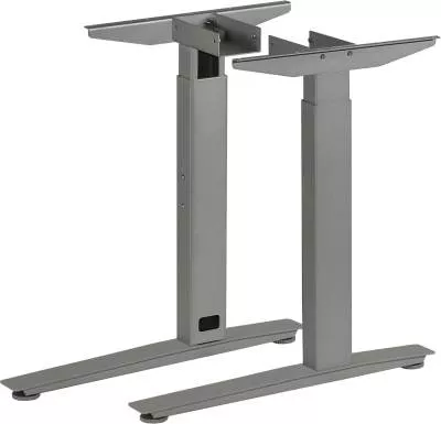 MILADESIGN podnož s regulací krajní Linear LN3601R stříbrná Mila Desing
