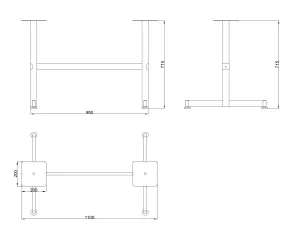MILADESIGN podnož ST847 stříbrná Mila Desing