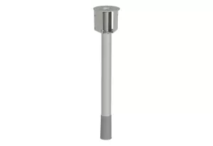 MILADESIGN rohová noha 120° G2 ST201GK stříbrná