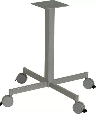 MILADESIGN stolová noha centrální Quark Q7200 stříbrná Mila Desing