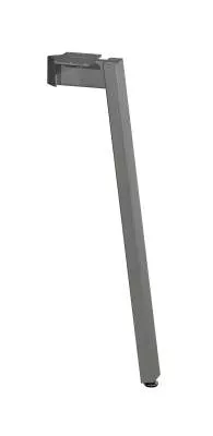 MILADESIGN stolová noha Mobilar M6301–N stříbrná Mila Desing