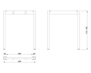 MILADESIGN podnož Mobilar M6306 antracit Mila Desing