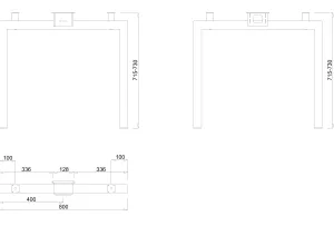 MILADESIGN podnož Quantum Q7108 černá Mila Desing
