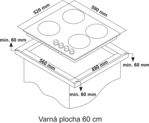 Plynová varná deska Kluge KPG6000X