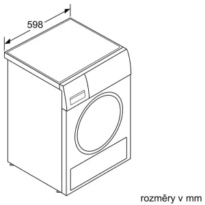 Sušička Bosch WTWH762BY 9kg