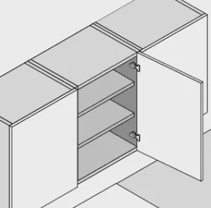 BLUM 71M2750 závěs, vložený, vrut, 100°