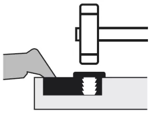 BLUM 91M2580 závěs Modul, naložený, zalisování, 100°