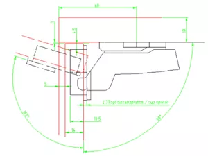 HETTICH 9071210 Sensys 8645i 110° TH53 vložený SiSy Hettich
