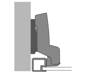 HETTICH 9072529 Sensys 8638 hliník B-4 TA32 vložený Hettich