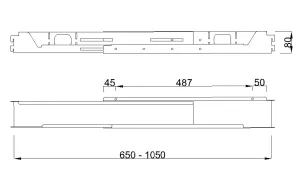 MILADESIGN kanál s regulací G7 ST951 (8-12) černý Mila Desing