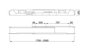 MILADESIGN kanál s regulací G7 ST954 (19-22) bílý Mila Desing