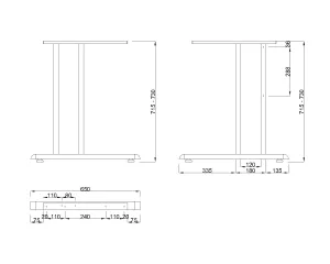 MILADESIGN Podnož G2 ST201E bílá Mila Desing
