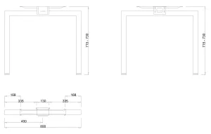 MILADESIGN podnož Quantum Q7308 bílá Mila Desing