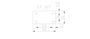 MILADESIGN montážní deska G9 ST107 stříbrná Mila Desing